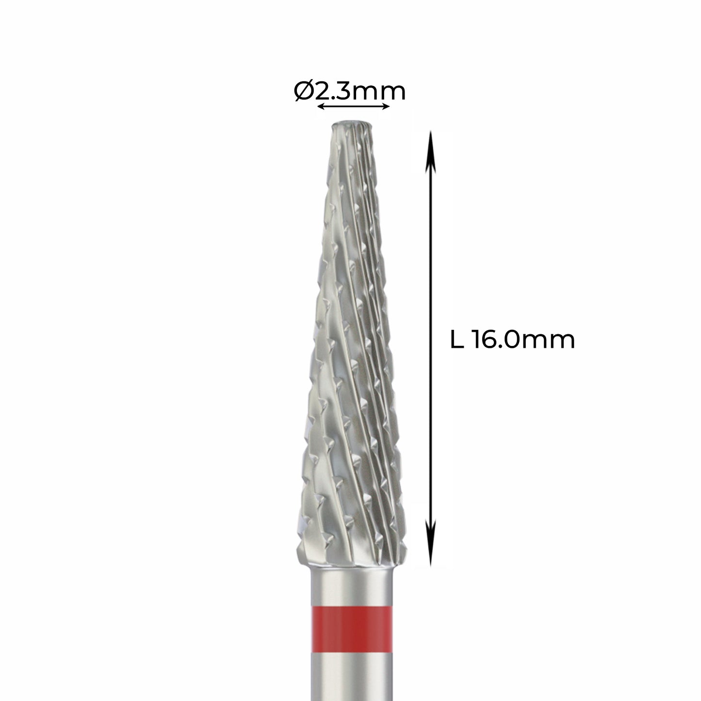 Carbide Bur - ראש שיוף קרבייד קונוס חתוך