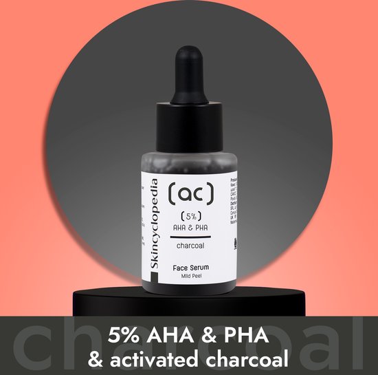 סרום פילינג עדין לפנים בתוספת פחם פעיל 30 מ״ל Mild Peeling Face