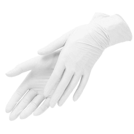 Premia Nitrile Gloves כפפות ניטריל לבנות עבות וחזקות צבע לבן
