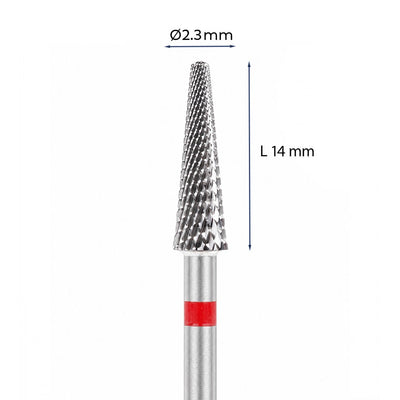 Carbide Bur Cross-Cut  - ראש שיוף קרביד קונוס צולב עדין