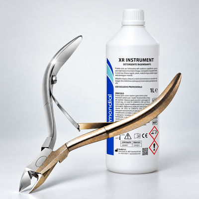 Mondial XR Instrument - נוזל מרוכז להסרת חלודה, אבנית והברקת כלי עבודה מנירוסטה  1 ליטר
