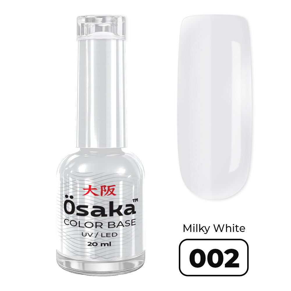 Color Base Milky White 002 - בייס ג׳ל בצבע 20 מ״ל