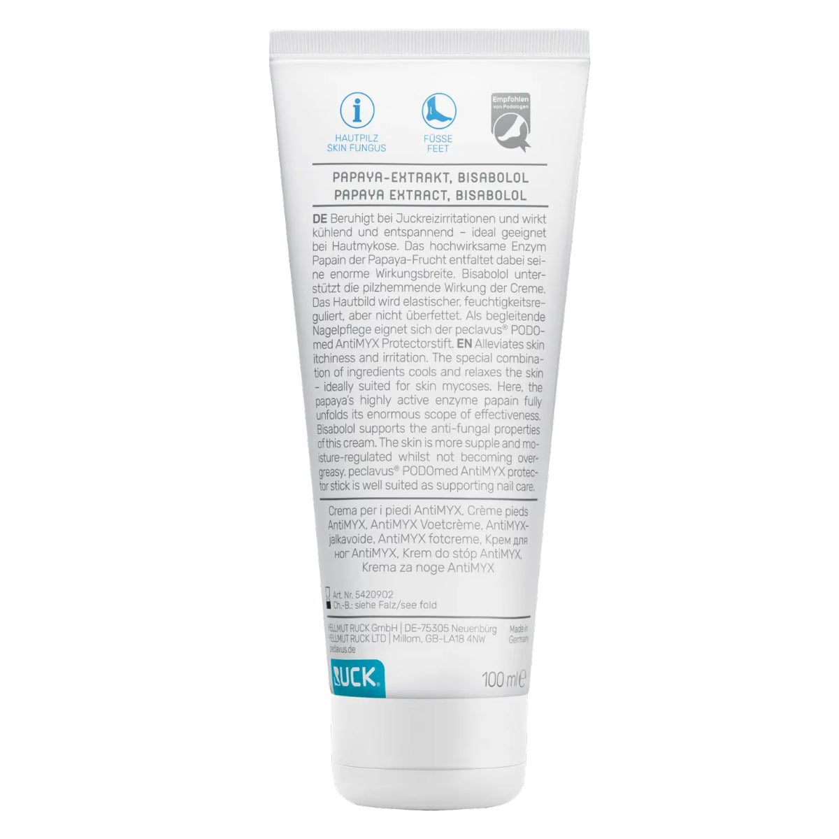 AntiMYX Foot Cream - קרם לטיפול ולמניעת פטרת