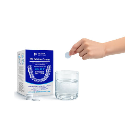 Cleanser Tablets Invisalign - טבליות ניקוי לפלטות, סדים וריטיינרים ל-60 יום
