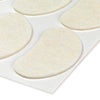 Felt Pads - מדבקות לבד בצורת כליה להגנה מפני לחץ ושפשוף עובי 2 מ"מ גודל L אריזת 64 יח'