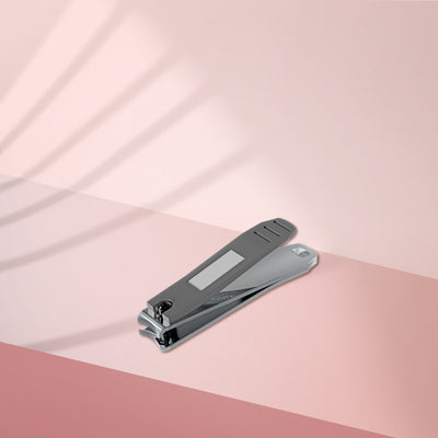 קוצץ ציפורניים קטן עם ידית מט ופצירה - Kbc-50 Nail Clipper
