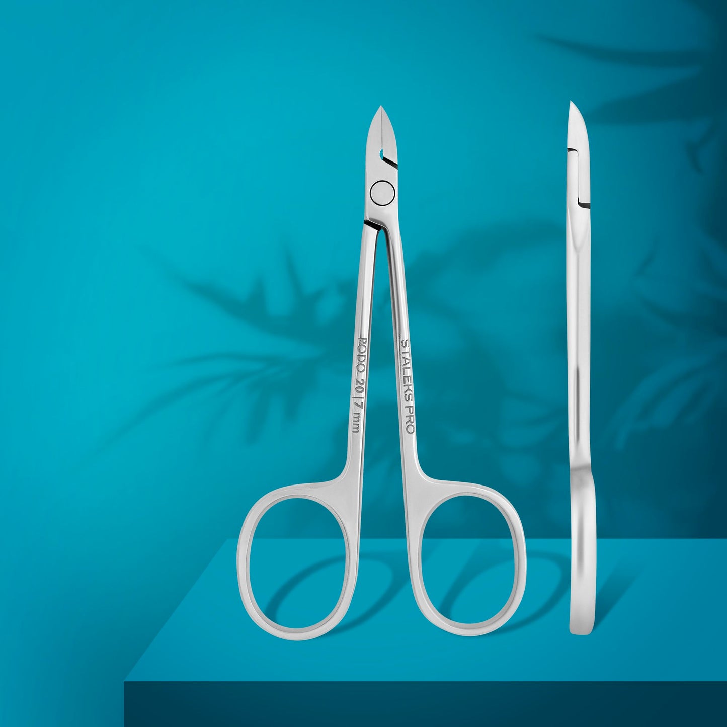 צבתית בצורת מספריים לעור ויבלות 20/7 מ"מ Podology scissors for cuticle and callus