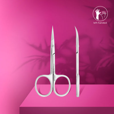 מספריים (לשמאליים) לקוטיקולה סטאלקס 11/2 Professional cuticle scissors