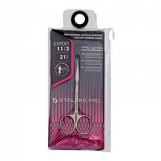מספריים (לשמאליים) לקוטיקולה סטאלקס 11/2 Professional cuticle scissors
