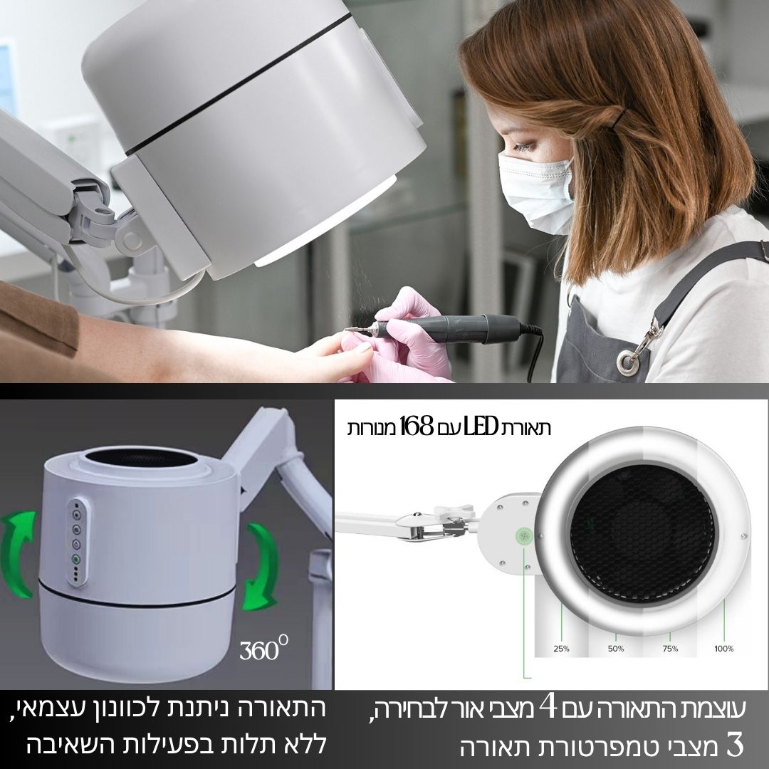 4Blanc Maestro –  עמדת שאיבה אנכית עם תאורת LED