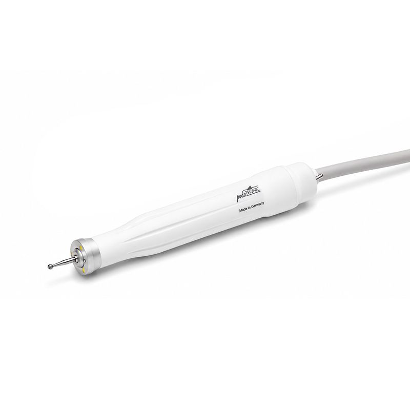 PodoTRONIC Finess Aqua CT - מכונת שיוף ללא פחמים עם מערכת התזה ותאורת LED