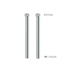 Ball Milling Cutter - ראש שיוף עגול לעור עם חריצים אורכיים קטרים לבחירה מארז זוגי