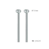 Ball Milling Cutter - ראש שיוף עגול לעור עם חריצים אורכיים קטרים לבחירה מארז זוגי