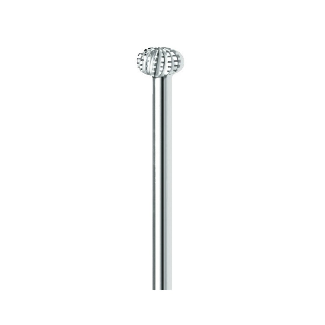 Ball Milling Cutter - ראש שיוף עגול לעור עם חריצים אורכיים קטרים לבחירה מארז זוגי