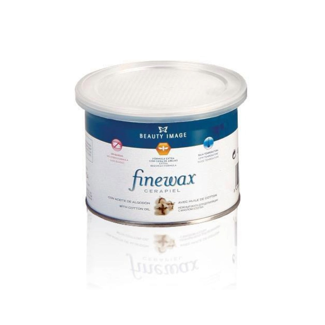 Blue Fine Wax - שעווה כחולה מתקלפת עם שמן כותנה פחית 800|400 מ״ל