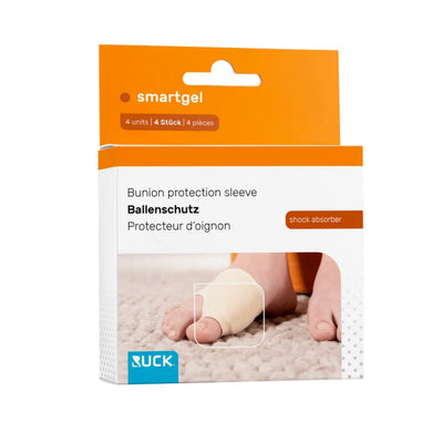 Protection Sleeve Smart Gel - ריפוד ג׳ל אנטומי הגנה לבוהן 4 יח׳
