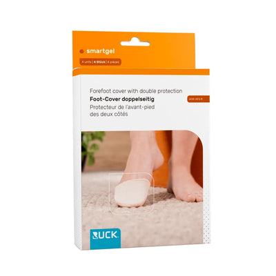 Smart Gel Foot Cover- כיסוי קדמת כף הרגל עם הגנה כפולה 4 יח׳