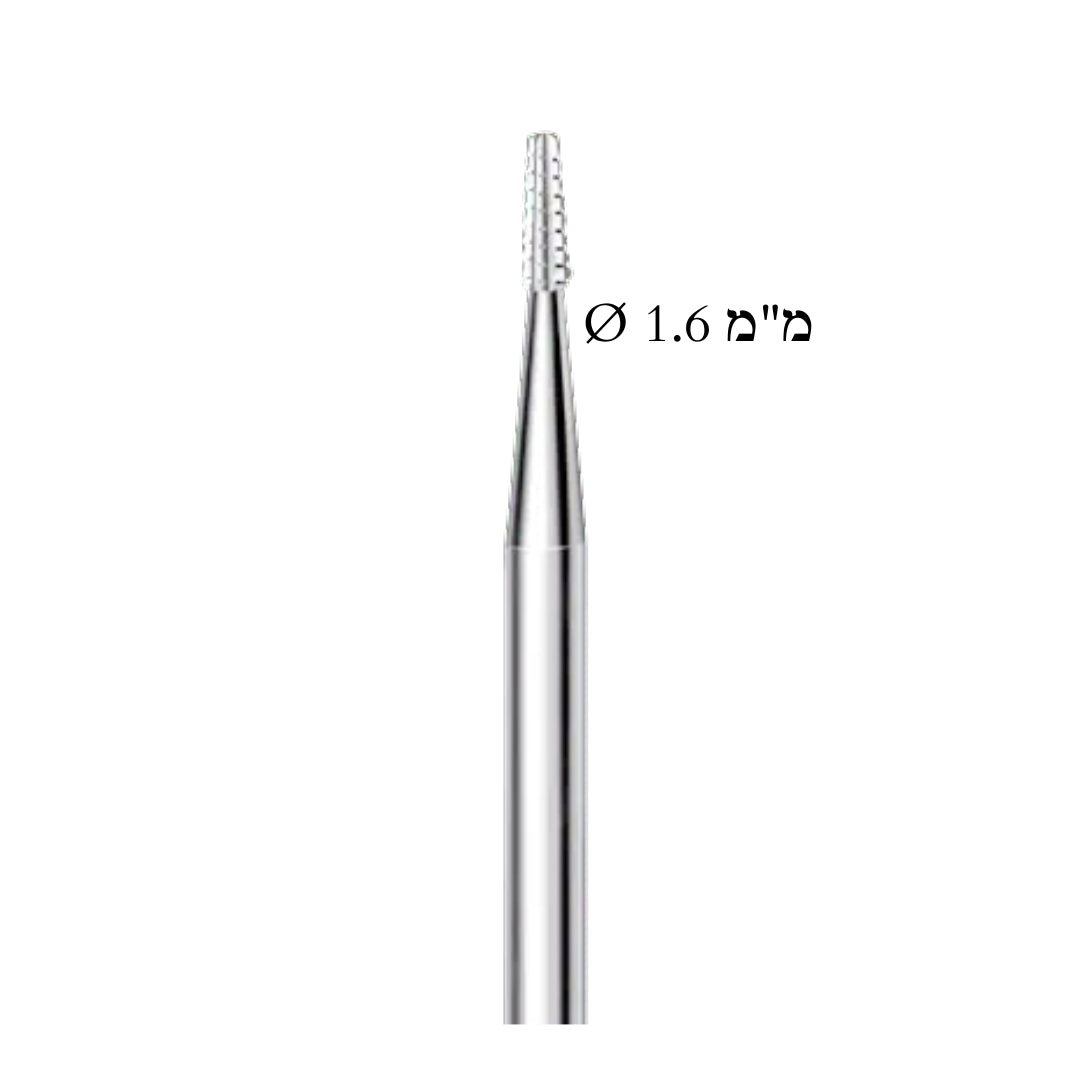 Drill Bit RUCK -  ראש שיוף צר לטיפול בציפורן חודרנית וביבלות, מארז  יח 2