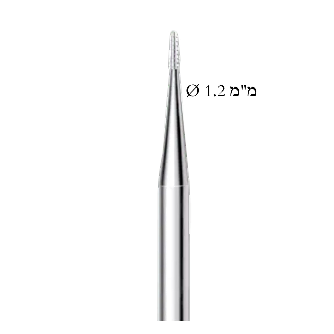 Drill Bit RUCK -  ראש שיוף צר לטיפול בציפורן חודרנית וביבלות, מארז  יח 2