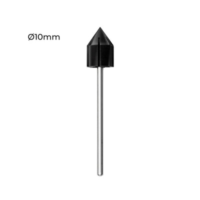 Mandrel Cap Holder - מנדרל קונוס שפיץ לכיפות שיוף קוטר לבחירה Ø10,13 מ״מ