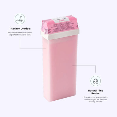 Pink Crème Roll-on Wax – שעווה חמה קרמית קסטה רולר לעור רגיש מ"ל 110