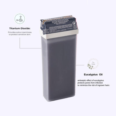 MEN Eucalyptus Roll-on Wax - שעווה חמה רולר עם שמן אקליפטוס לגברים 110 מ״ל