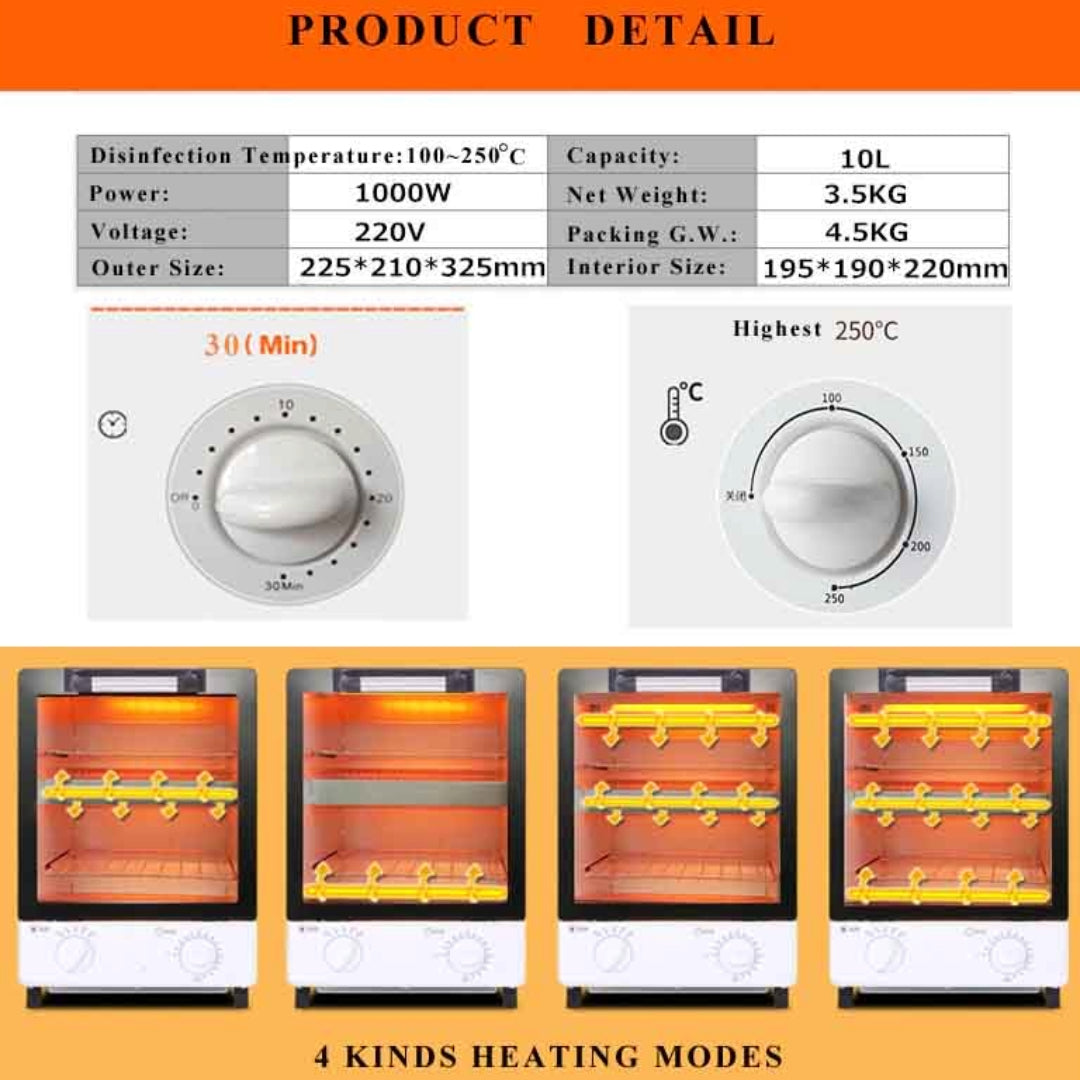 High temperature sterilizer WX-12C - תנור עיקור בחום יבש