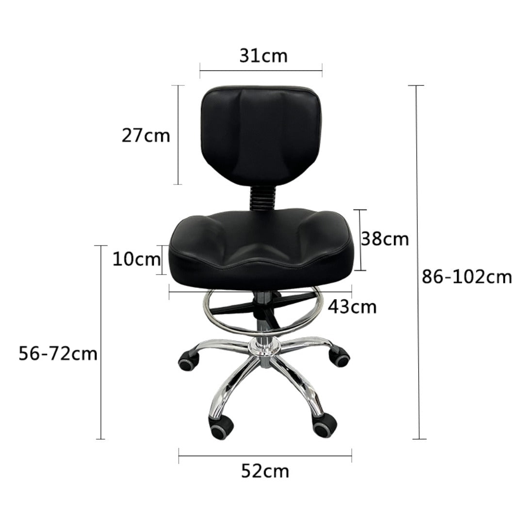 Professional chair - כיסא אורתופדי מרובע עם חישוק רגליים