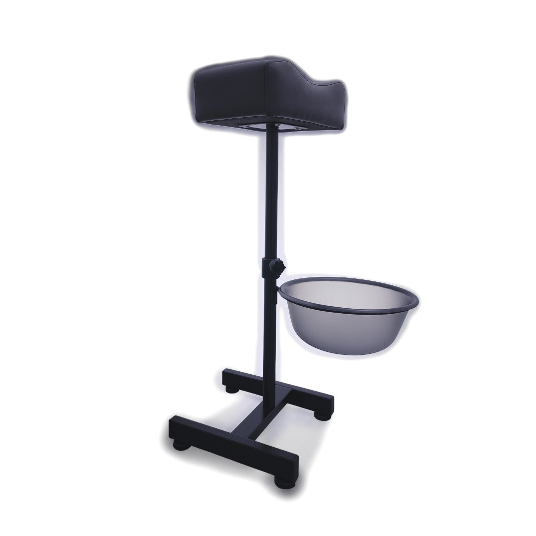 Pedicure footrest - רגלית לפדיקור עם כרית עבה וקערת איסוף