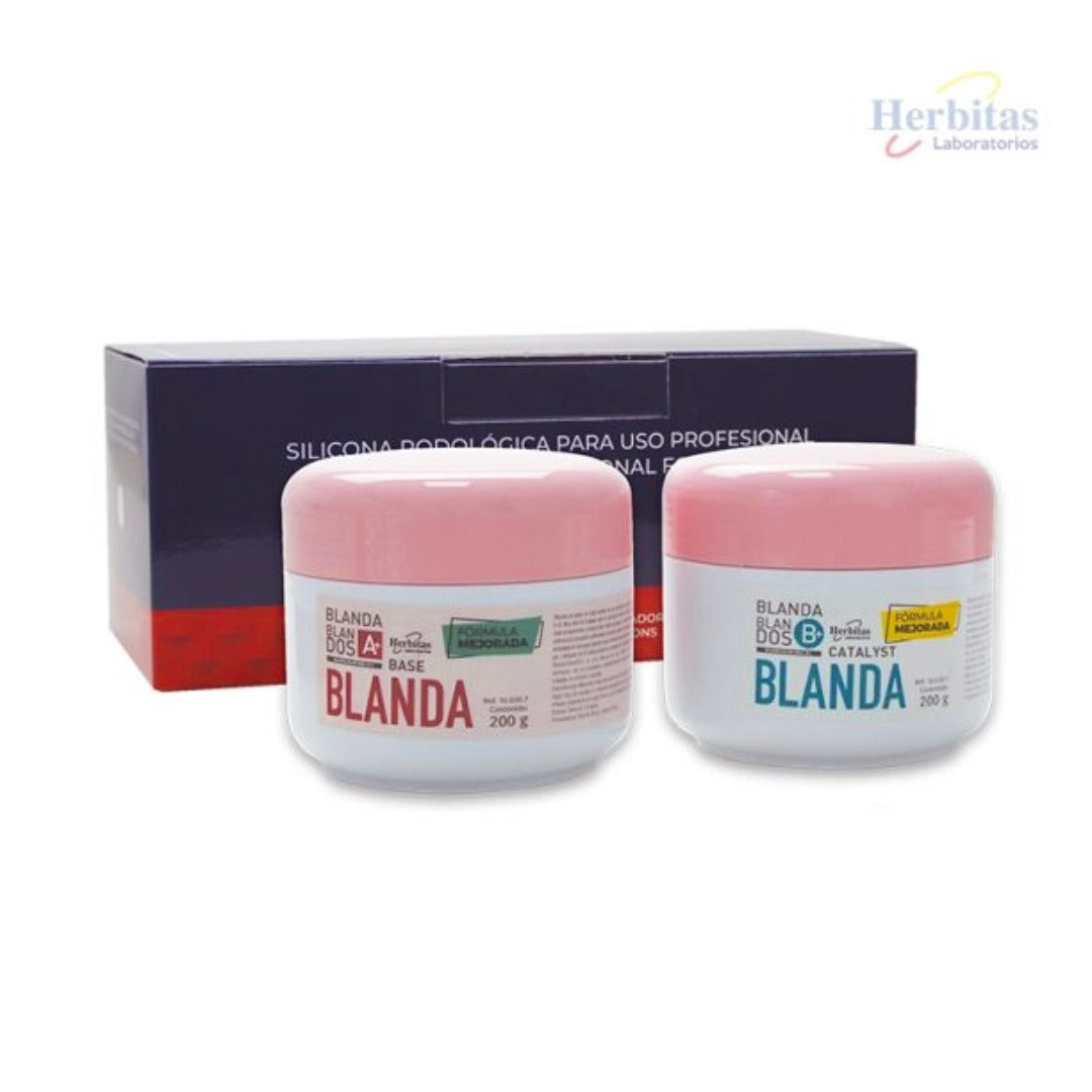 Blanda Silicone Shore A3-5  - סיליקון דו־רכיבי רך במיוחד  2*200 גרם