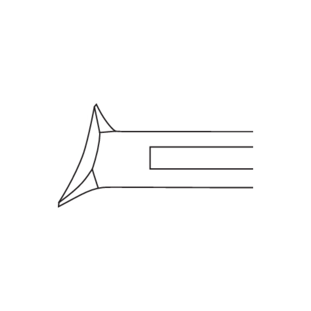 Nail Nippers INOX - צבת ציפורניים מקצועית קומפקטית , להב 15 מ"מ