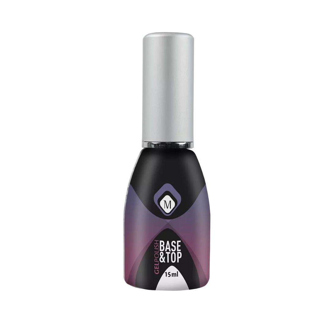 Gelpolish Base and Top - טופ ג'ל ובייס גמיש 15 מ"ל