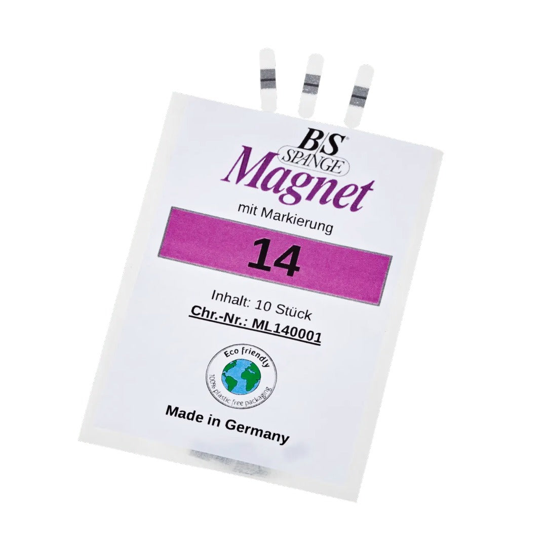 B/S  Magnet Spange - פסי תיקון מגנטיים לטיפול בציפורן חודרנית 10 יח