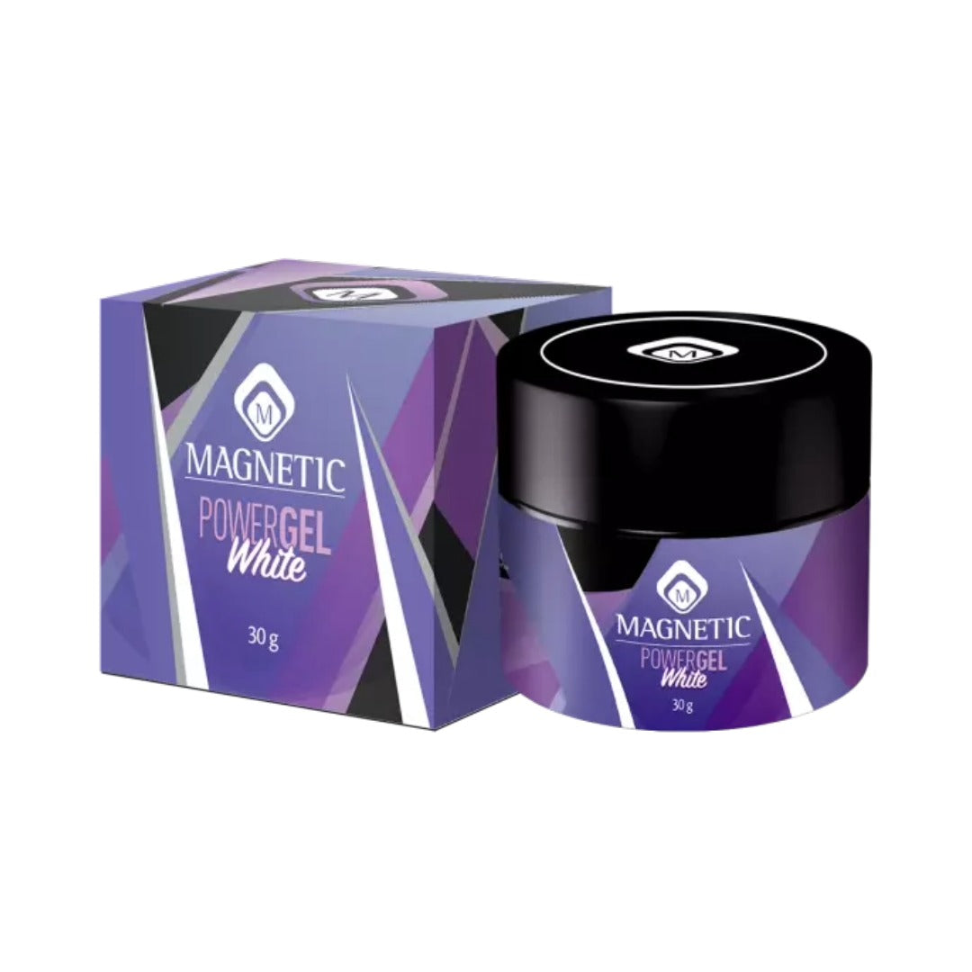 Power Gel White - פוליג'ל בנייה וחיזוק לבן צנצנת 30 גרם