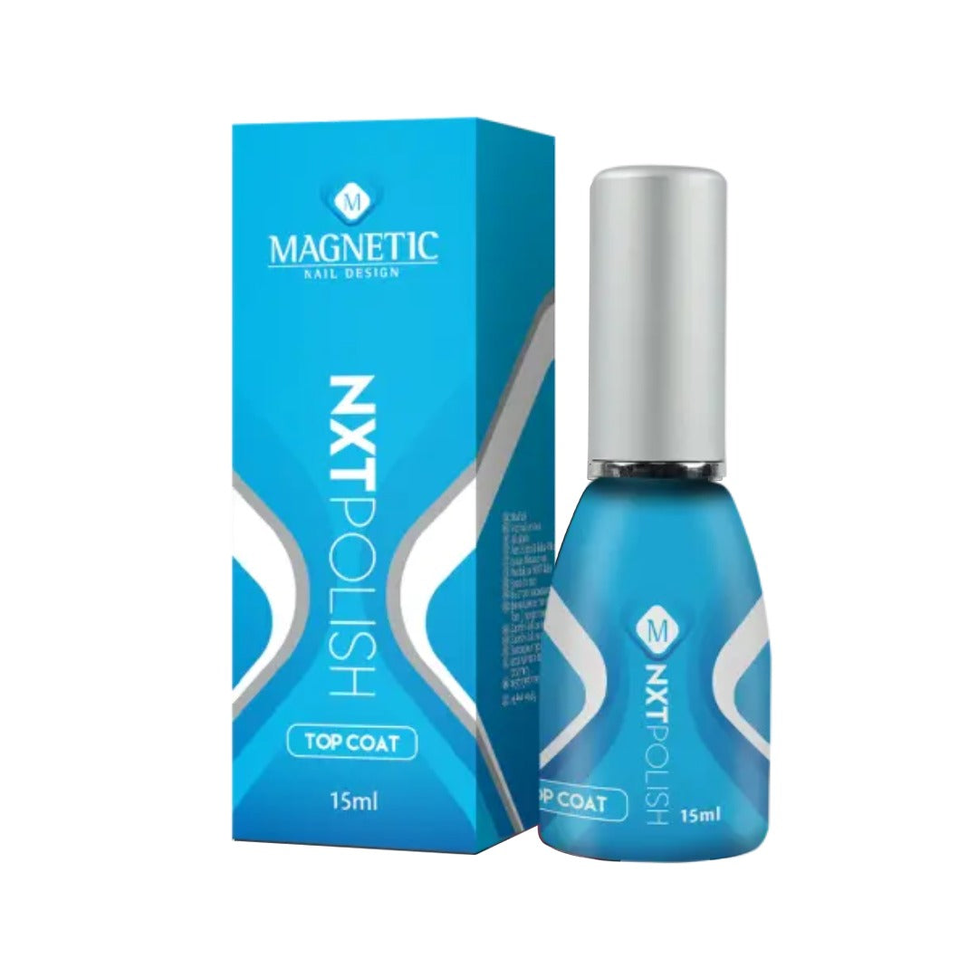 NXT Top Coat  - טופ מבריק זכוכית ללא נטרול 15 מ"ל