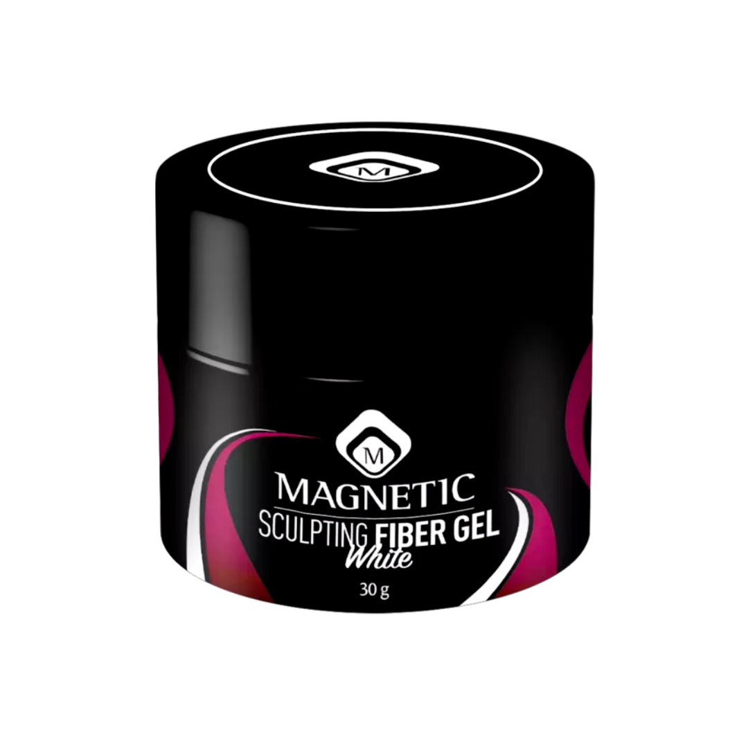 Sculpting Fiber Gel White - פייבר ג׳ל לבן חלבי לבנייה וחיזוק 30 גרם