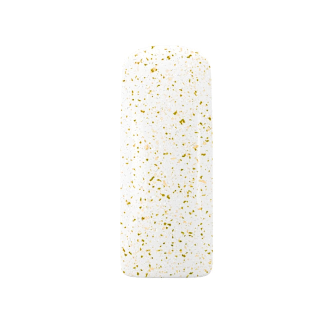 Matte Flakes Gold Top Gel - טופ ג'ל מט פתיתי זהב 15 מ"ל