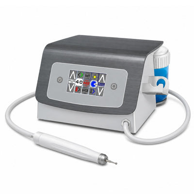 PodoTRONIC Finess Aqua CT - מכונת שיוף ללא פחמים עם מערכת התזה ותאורת LED