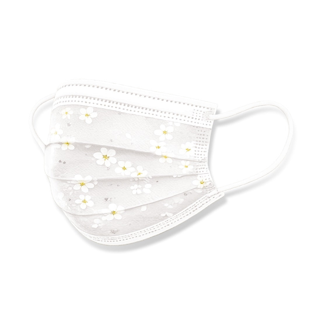 Sakura Surgical Face Masks -  מסכות פנים כירורגיות עם פרחים חד-פעמיות 50 יח׳