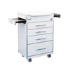 Storage cabinet - ארונית ניידת למרפאה עם 4 מגירות ו־2 מדפים נשלפים