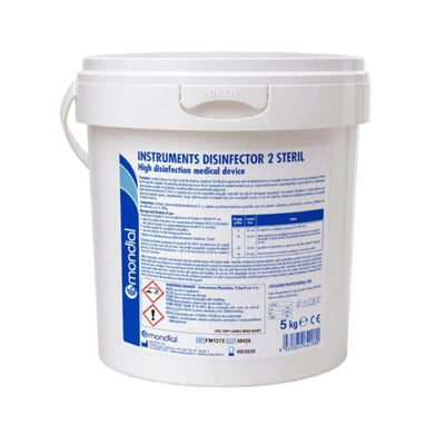 Instruments Disinfector 2 Steril - אבקה לתמיסת חיטוי ועיקור כימי קר 5 ק״ג
