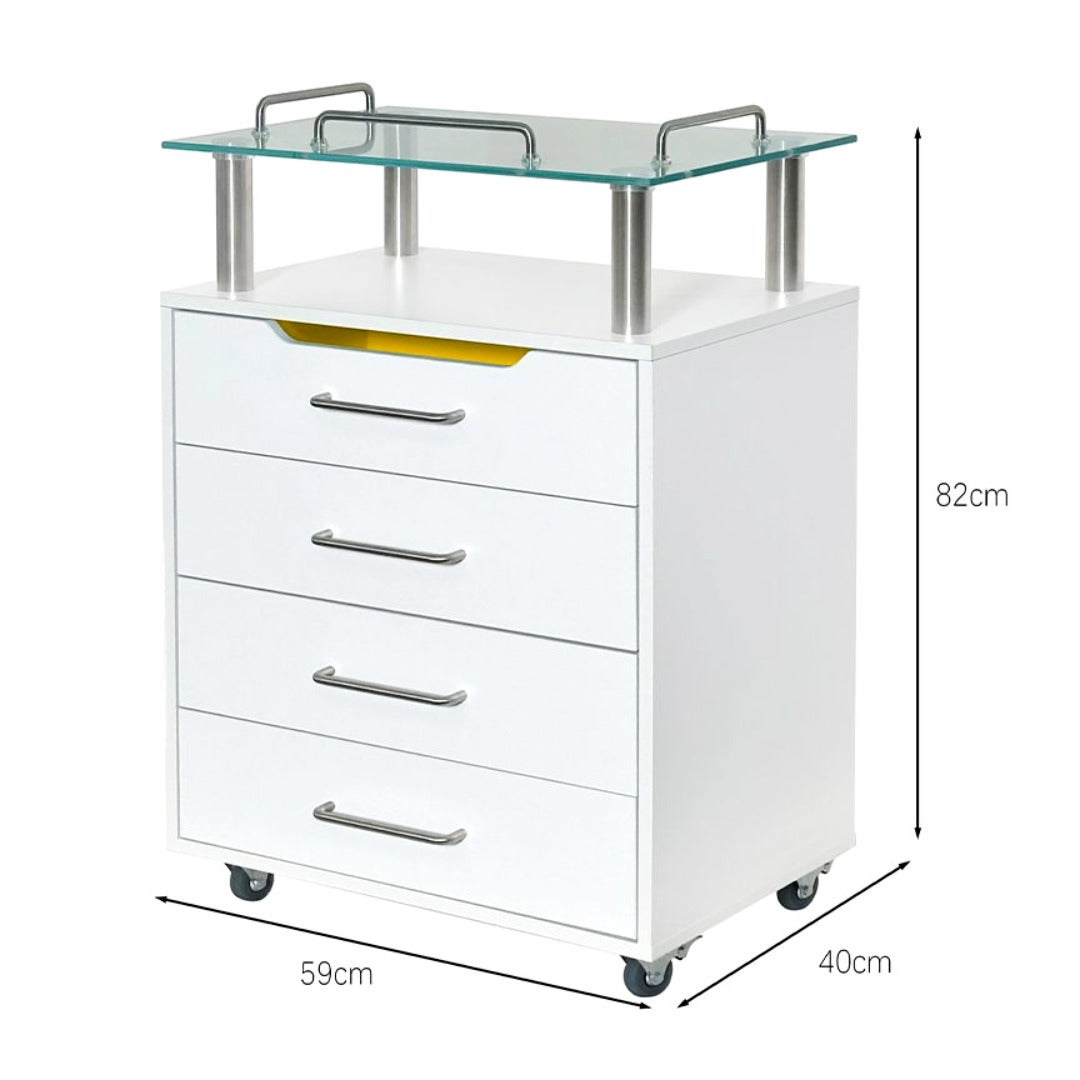Storage cabinet -ארונית עבודה ניידת עם תא חיטוי UV מובנה