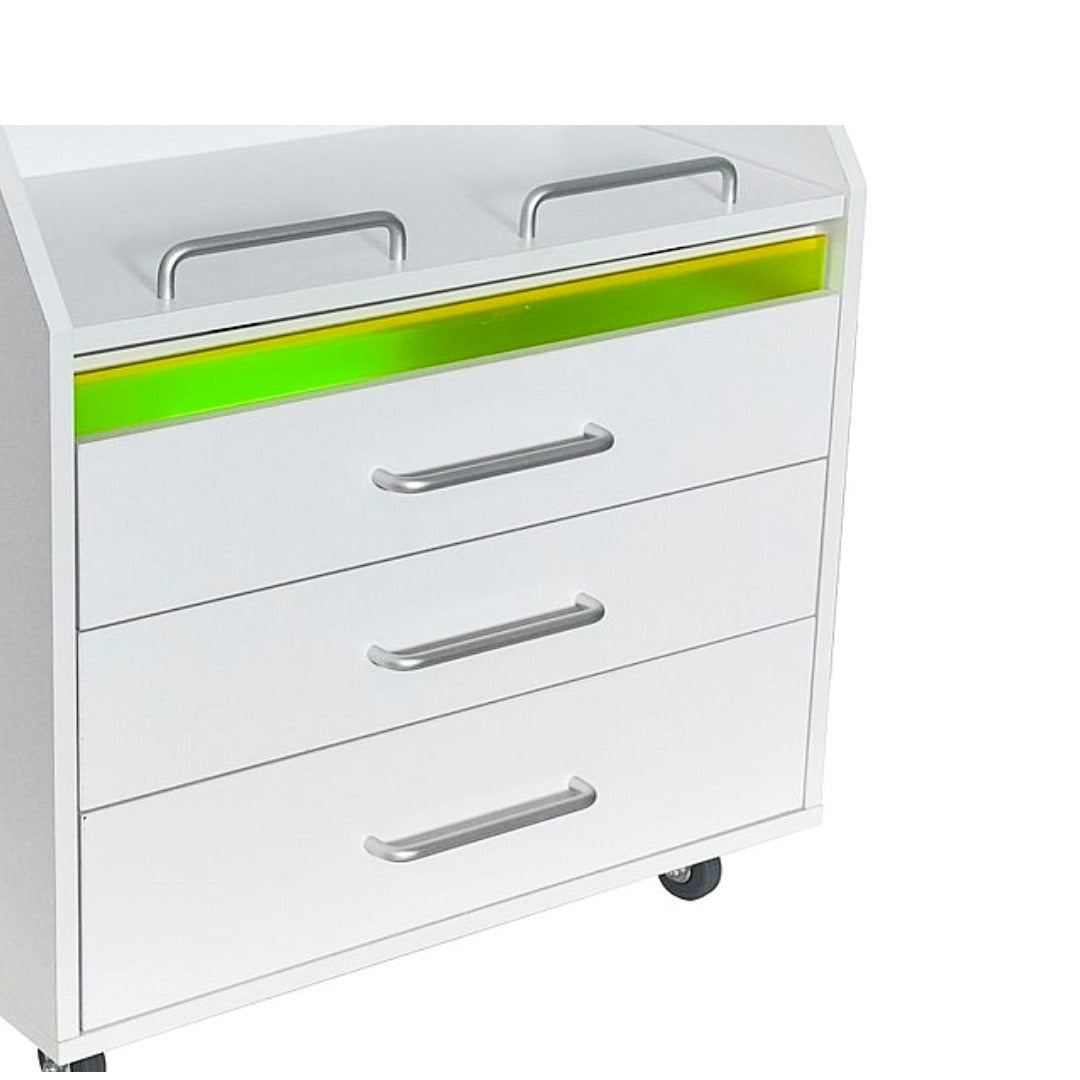 Storage cabinet - ארונית ניידת עם תא חיטוי UV מובנה