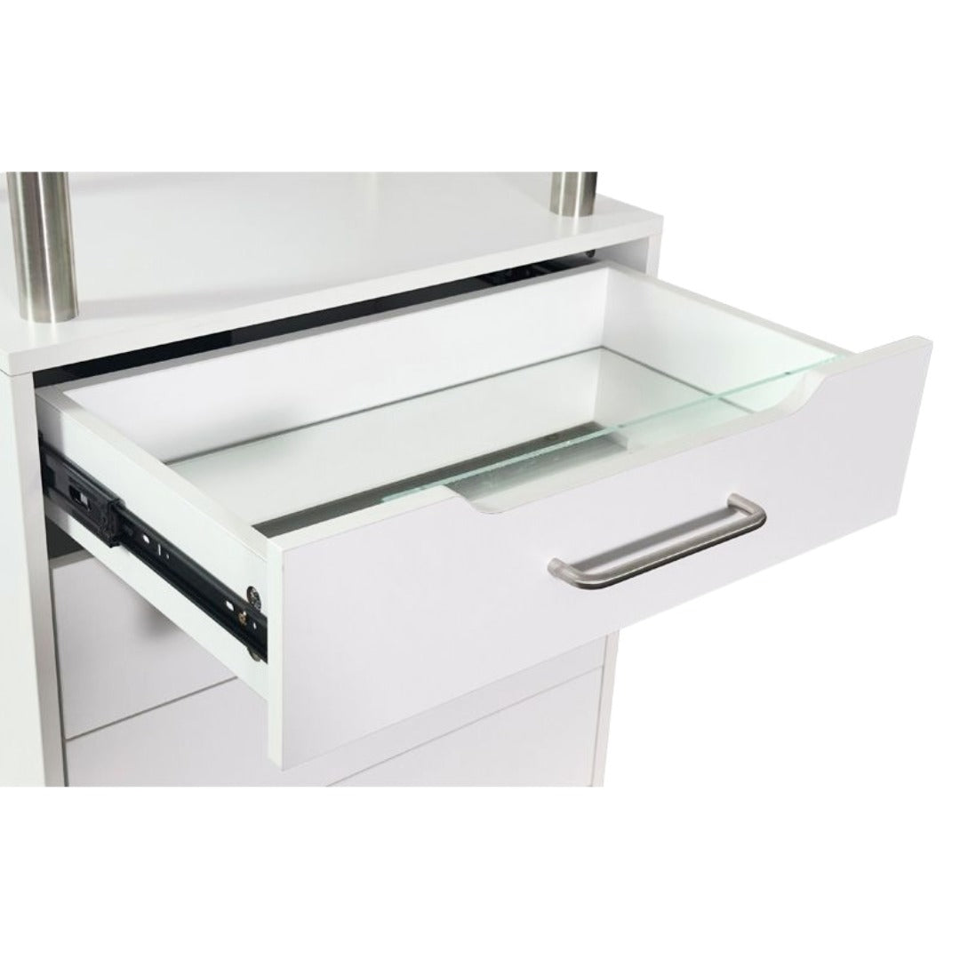 Storage cabinet -ארונית עבודה ניידת עם תא חיטוי UV מובנה