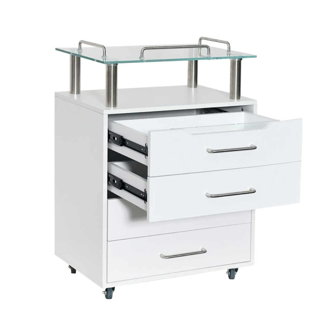 Storage cabinet -ארונית עבודה ניידת עם תא חיטוי UV מובנה