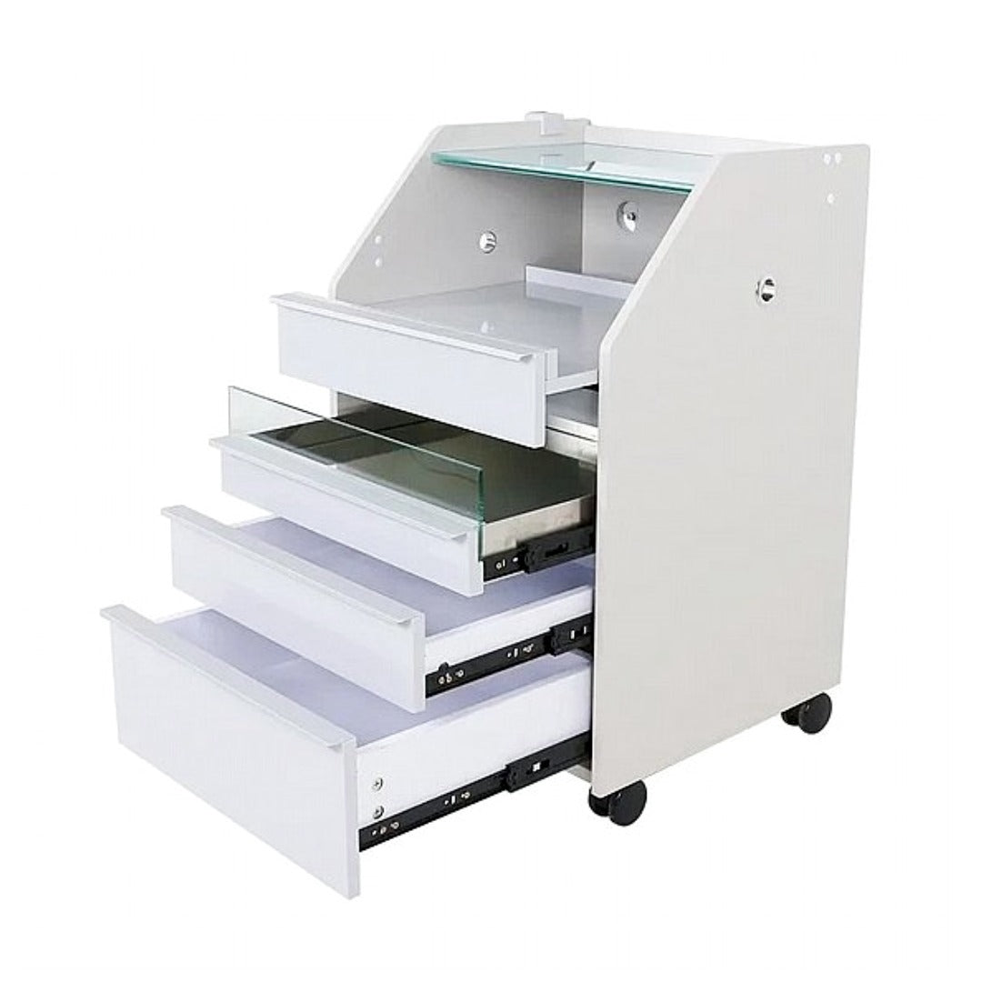 Storage cabinet -ארונית מקצועית ניידת עם תא חיטוי UV מובנה