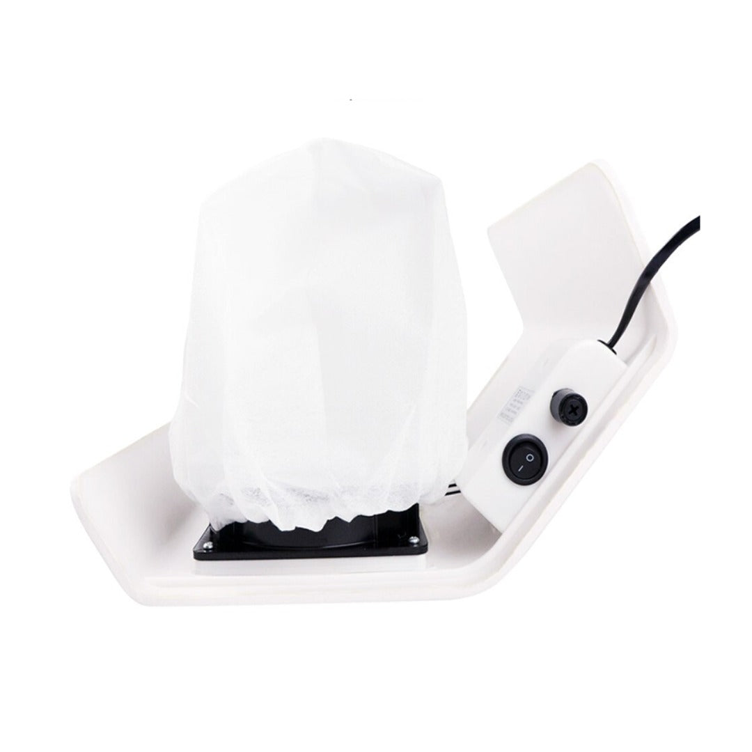 Double Fans Nail Dust - עמדת מניקור זוויתית עם 2 מאווררים חזקים