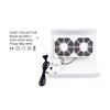 Double Fans Nail Dust - עמדת מניקור זוויתית עם 2 מאווררים חזקים