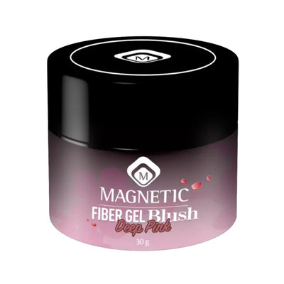 Fiber Gel Blush Deep Pink - פייבר ג׳ל  קמופליאג' לבנייה וחיזוק צנצנת 30 גרם
