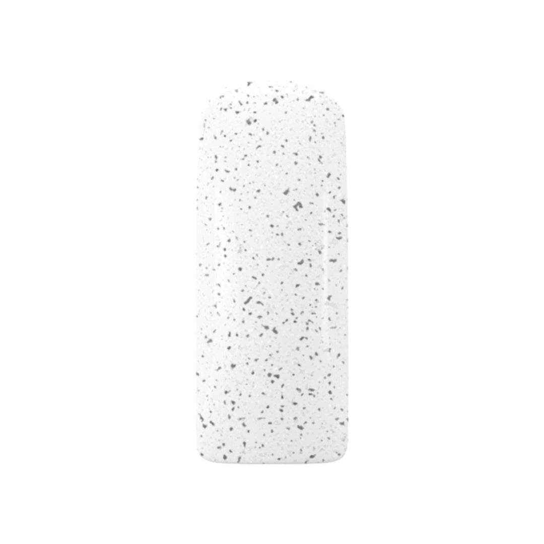 Matte Flakes Silver Top Gel - טופ ג'ל מט פתיתי כסף 15 מ"ל